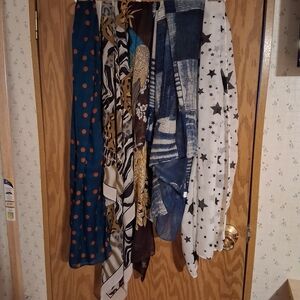 Assorted Patterned Scarves
